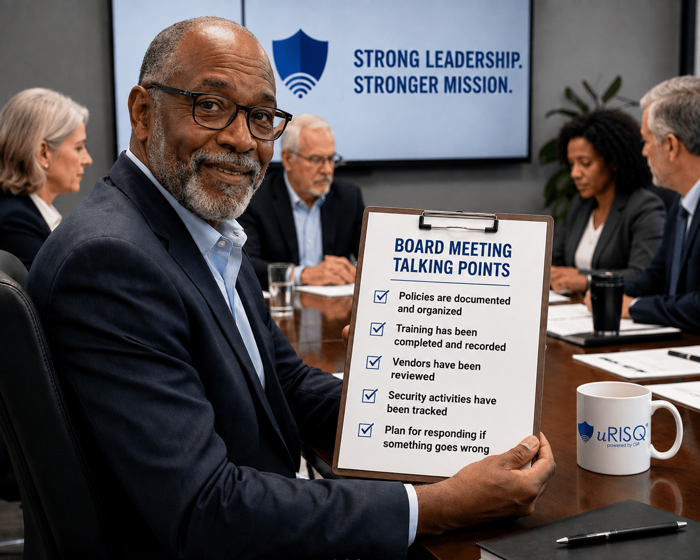 Board Meeting Talking Points